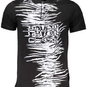 CAVALLI CLASS POLO MANICHE CORTE UOMO NERO