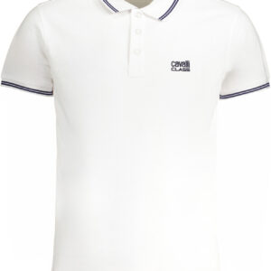 CAVALLI CLASS POLO MANICHE CORTE UOMO BIANCO