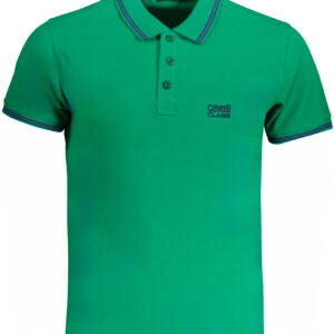 CAVALLI CLASS POLO MANICHE CORTE UOMO VERDE