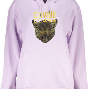CAVALLI CLASS FELPA SENZA ZIP DONNA VIOLA