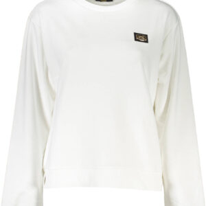 CAVALLI CLASS FELPA SENZA ZIP DONNA BIANCO
