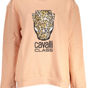 CAVALLI CLASS FELPA SENZA ZIP DONNA ROSA