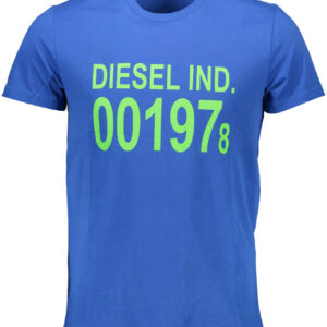 DIESEL T-SHIRT MANICHE CORTE UOMO BLU