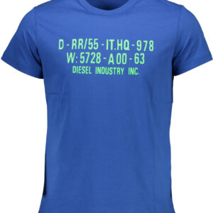 DIESEL T-SHIRT MANICHE CORTE UOMO BLU