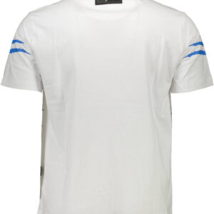 PLEIN SPORT T-SHIRT MANICHE CORTE UOMO BIANCO