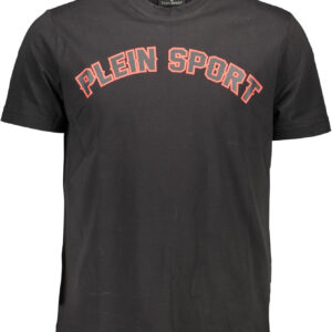 PLEIN SPORT T-SHIRT MANICHE CORTE UOMO NERO
