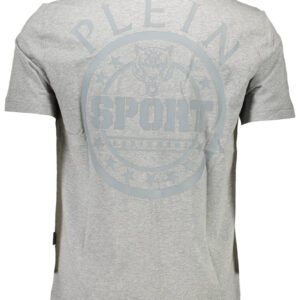 PLEIN SPORT T-SHIRT MANICHE CORTE UOMO GRIGIO