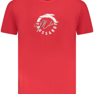 TRUSSARDI T-SHIRT MANICHE CORTE UOMO ROSSO