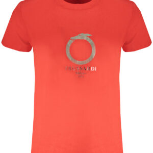TRUSSARDI T-SHIRT MANICHE CORTE UOMO ROSSO