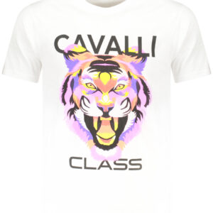 CAVALLI CLASS T-SHIRT MANICHE CORTE UOMO BIANCO