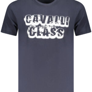 CAVALLI CLASS T-SHIRT MANICHE CORTE UOMO BLU