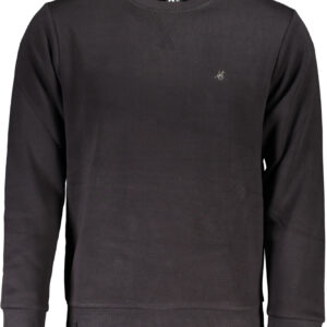 U.S. GRAND POLO FELPA SENZA ZIP UOMO NERO