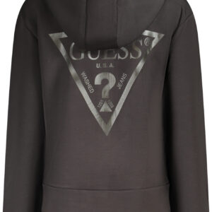 GUESS JEANS FELPA CON ZIP DONNA NERO