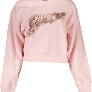 GUESS JEANS FELPA SENZA ZIP UOMO ROSA