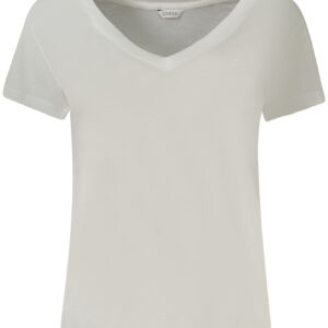 GUESS JEANS T-SHIRT MANICHE CORTE DONNA BIANCO