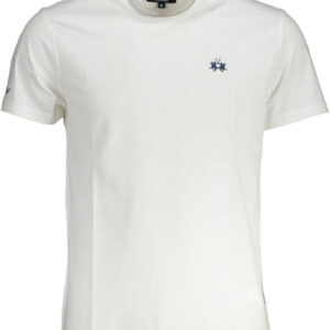 LA MARTINA T-SHIRT MANICHE CORTE UOMO BIANCO