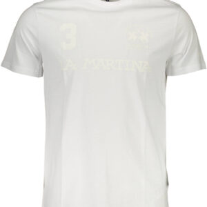 LA MARTINA T-SHIRT MANICHE CORTE UOMO BIANCO