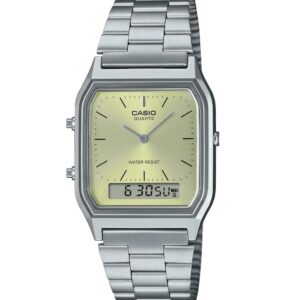 CASIO VINTAGE Mod. EDGY COLLECTION SUNRAY DIAL - GREEN LEMON