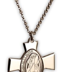 AMEN Mod. CROCE GESU MADRE PERLA