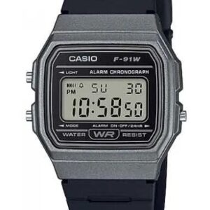 CASIO VINTAGE Mod. F-91 BIO RESIN STRAP - GREY
