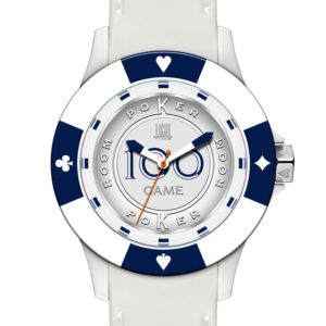 LIGHT TIME Mod. POKER - White / Blue