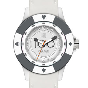 LIGHT TIME Mod. POKER - White / Grey