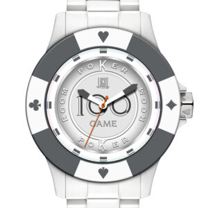 LIGHT TIME Mod. POKER - White / Grey