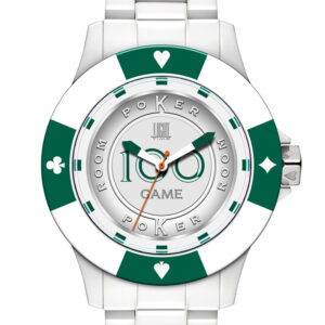 LIGHT TIME Mod. POKER - White / Green