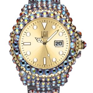 LIGHT TIME Mod. MEDITERRANEO - Full Strass / Gold