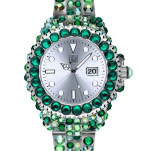 LIGHT TIME Mod. MEDITERRANEO - Full Strass / Green