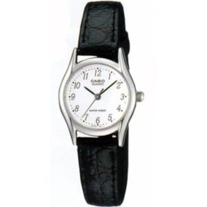 CASIO COLLECTION Mod. ONLY TIME, LEATHER - WHITE