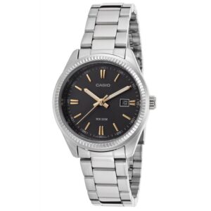 CASIO COLLECTION Mod. LADY DATE - BLACK, GOLD INDEXES