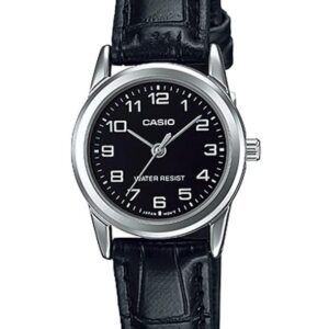 CASIO COLLECTION Mod. LADY 3H, LEATHER - BLACK