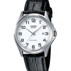 CASIO COLLECTION Mod. DATE - LEATHER, WHITE