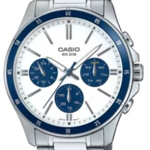 CASIO COLLECTION Mod. MULTIFUNCTION CALENDAR - WHITE & BLUE PANDA