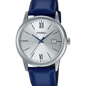 CASIO COLLECTION Mod. DATE, LEATHER - SILVER