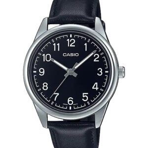 CASIO COLLECTION Mod. CASUAL , LEATHER - BLACK