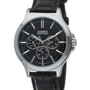CASIO COLLECTION Mod. MULTIFUNCTION, LEATHER - BLACK