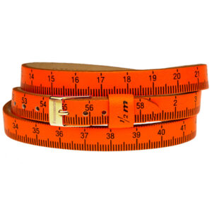 Il MEZZOMETRO Mod. FLUO - Bracciale in pelle/leather bracelet