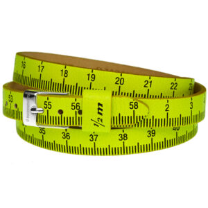 Il MEZZOMETRO Mod. FLUO - Bracciale in pelle/leather bracelet