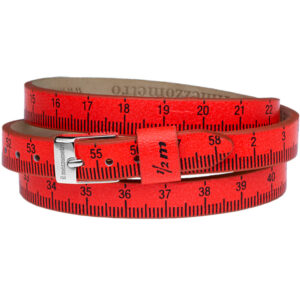 Il MEZZOMETRO Mod. FLUO - Bracciale in pelle/leather bracelet