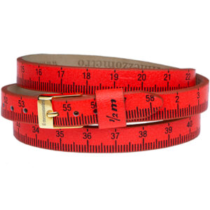 Il MEZZOMETRO Mod. FLUO - Bracciale in pelle/leather bracelet