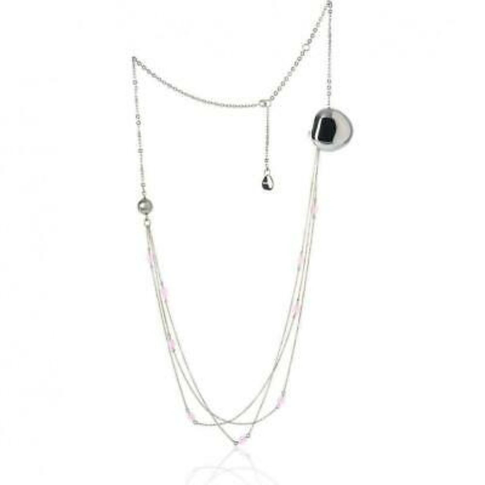 BREIL JEWELS BLOOM Collection Mod. CUORE - Agata / Pink Agathe 35cm ***SPECIAL PRICE***