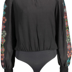DESIGUAL BODY MANICHE LUNGHE DONNA NERO