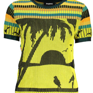 DESIGUAL MAGLIA DONNA GIALLO