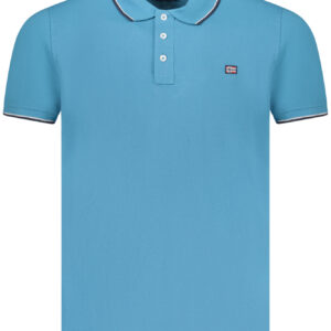 NORWAY 1963 POLO MANICHE CORTE UOMO AZZURRO