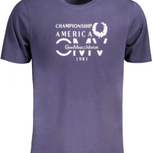 GIAN MARCO VENTURI T-SHIRT MANICHE CORTE UOMO BLU