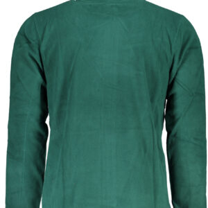 GIAN MARCO VENTURI FELPA CON ZIP UOMO VERDE
