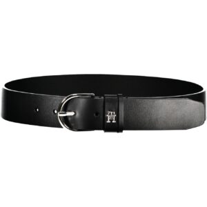 TOMMY HILFIGER CINTURA IN PELLE DONNA NERO