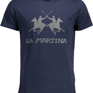 LA MARTINA T-SHIRT MANICHE CORTE UOMO BLU